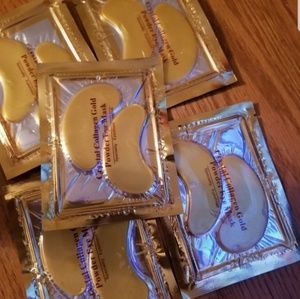 (5 pair)  Golden eye mask